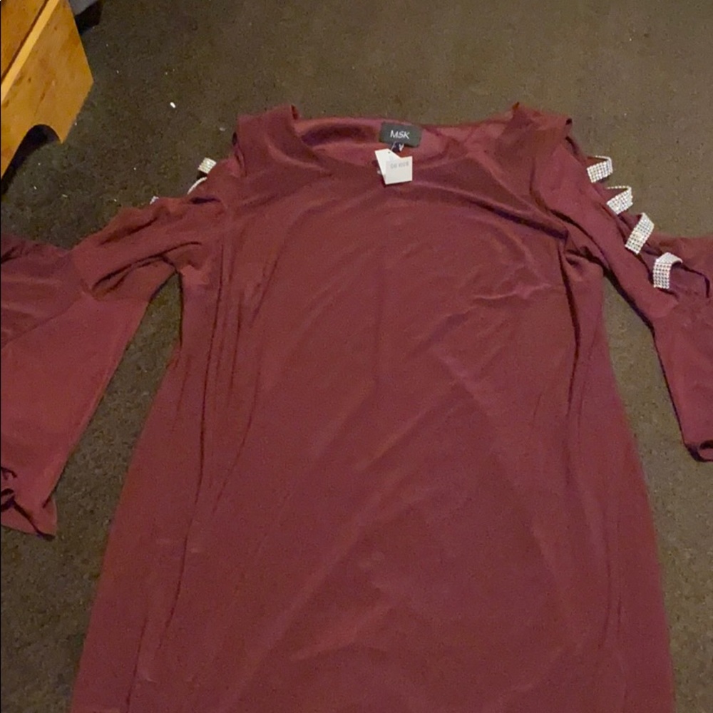 Bell Bottom Sleeve Dress